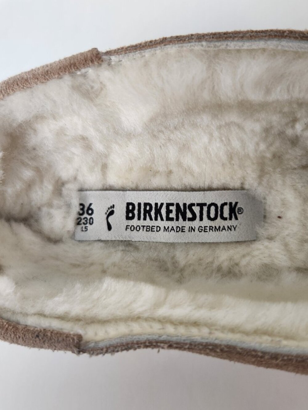 Birkenstock Shoes Womens EU36 US5-5.5 Buckley Shearling Suede Clogs Slip On - Picture 10 of 12